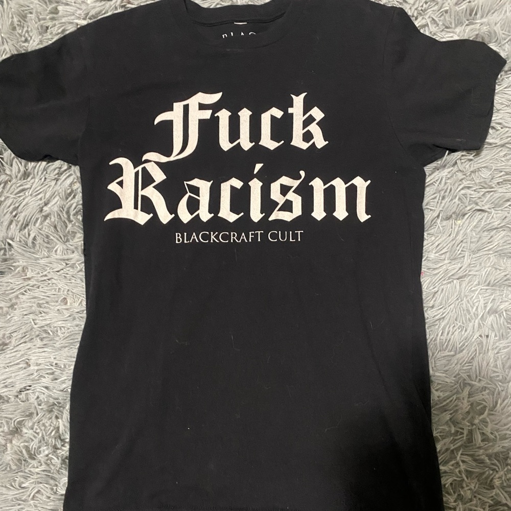 Blackcraft cult F*ck Racism tshirt unisex
